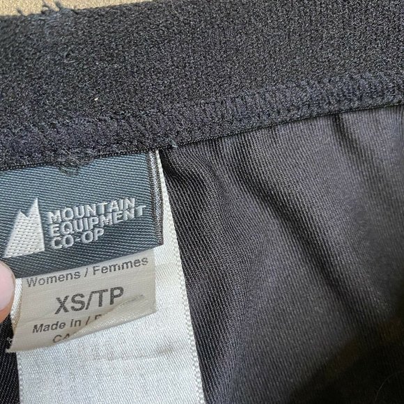 Mountain Equipment Co-Op Compression Shorts Womens XS Bicycling Black MEC - Picture 4 of 4